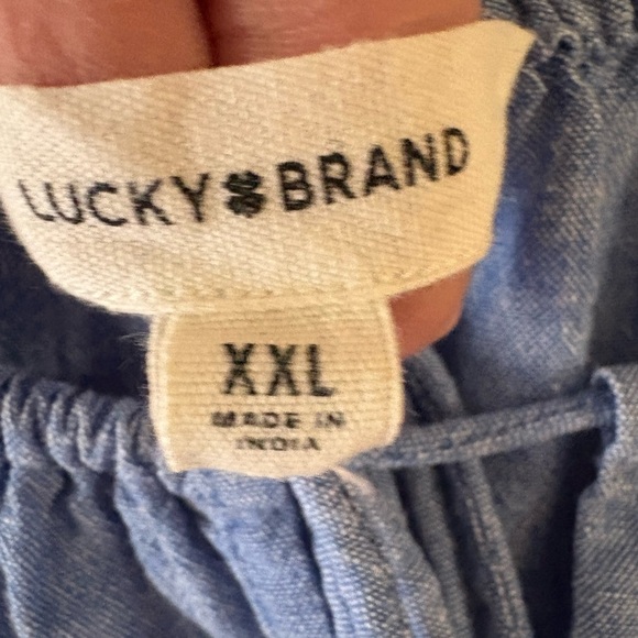 Lucky Brand Light Blue Denim Dress - Picture 3 of 5